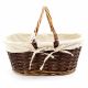 OVAL BROWN SHOPPING BASKET Each