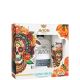 AVION SILVER TEQUILA W/ 2 VOTIVE GLASSES  750ml