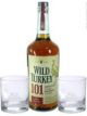 WILD TURKEY 101 WITH GLASSES 750ml